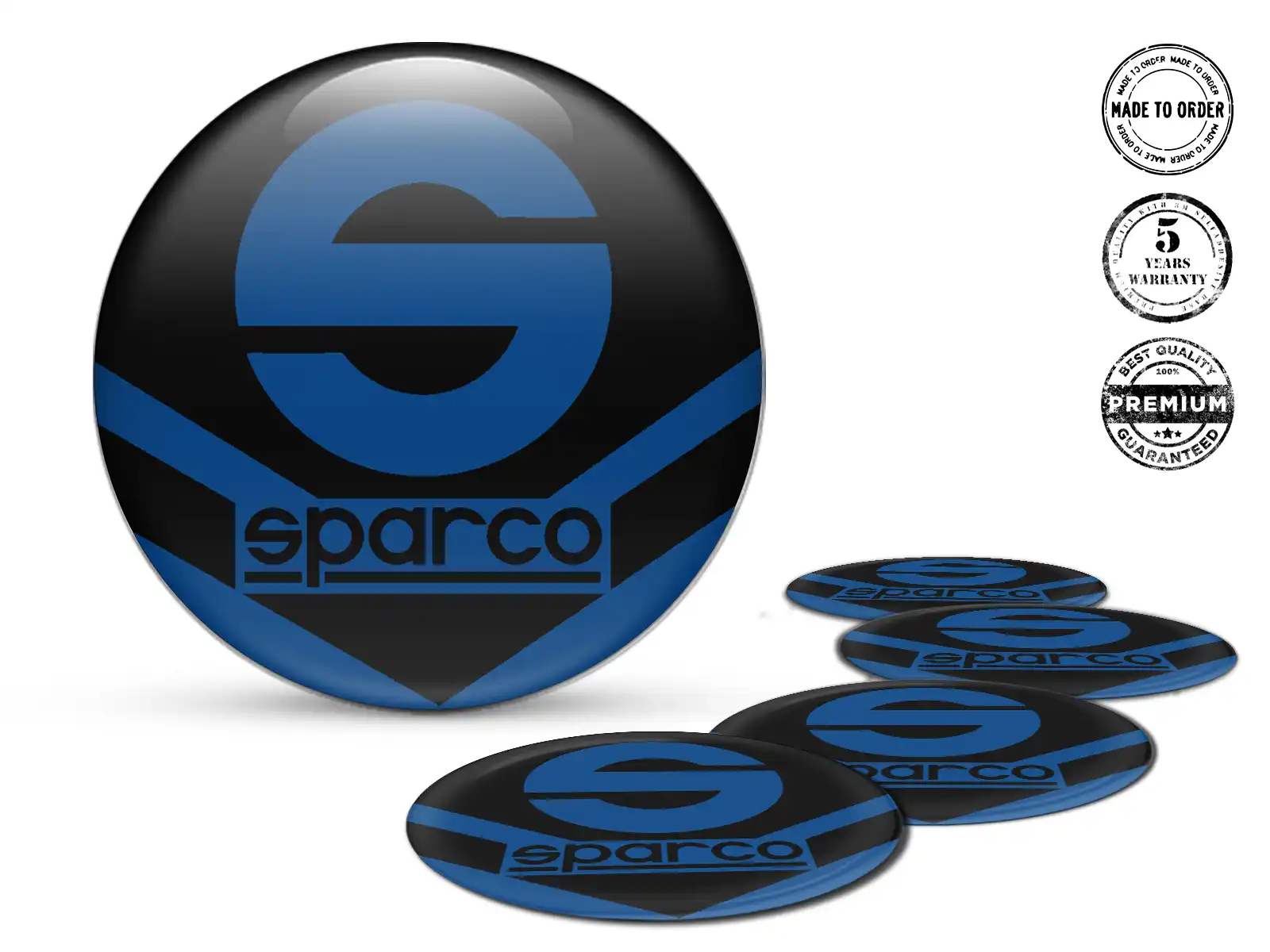 Sparco Felgenaufkleber Edition Epoxy-Dome-Upgrade